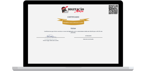 Curso online de digitação grátis com certificado